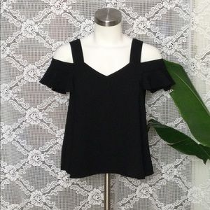 Topshop Women's Black Blouse Size 4